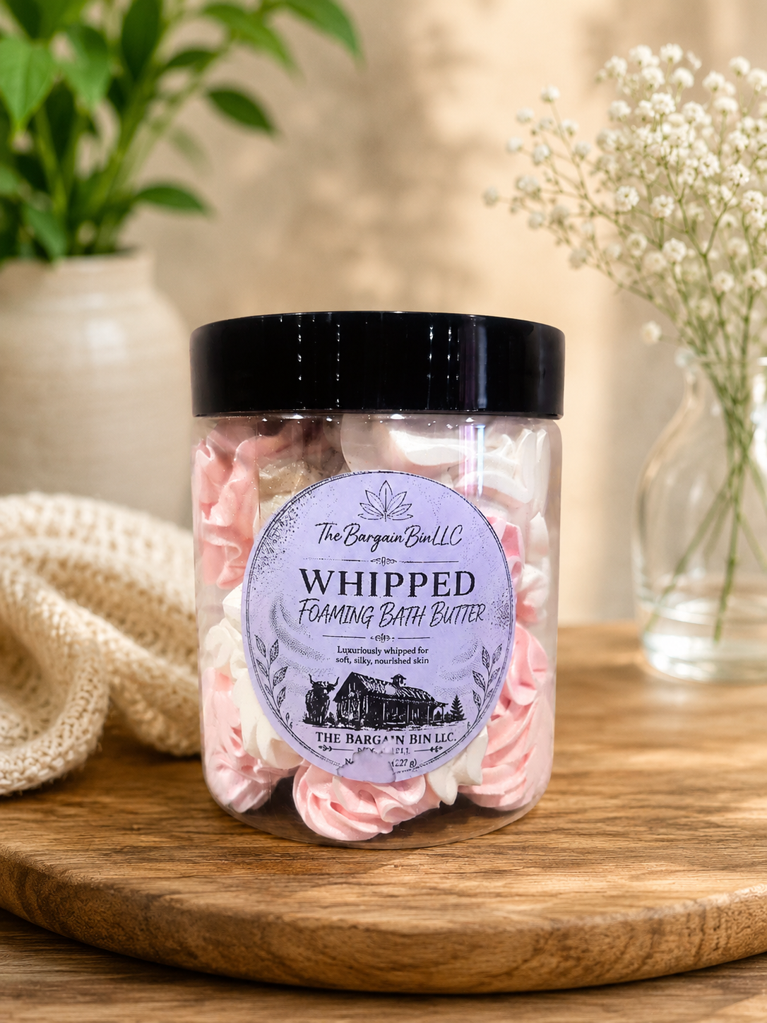 Whipped Foaming Bath Butter