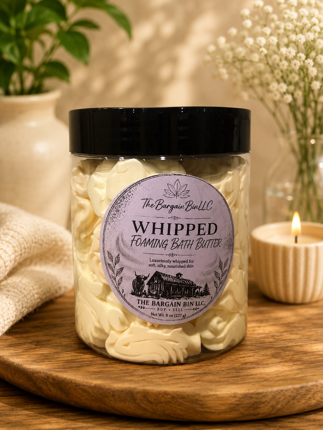 Whipped Foaming Bath Butter