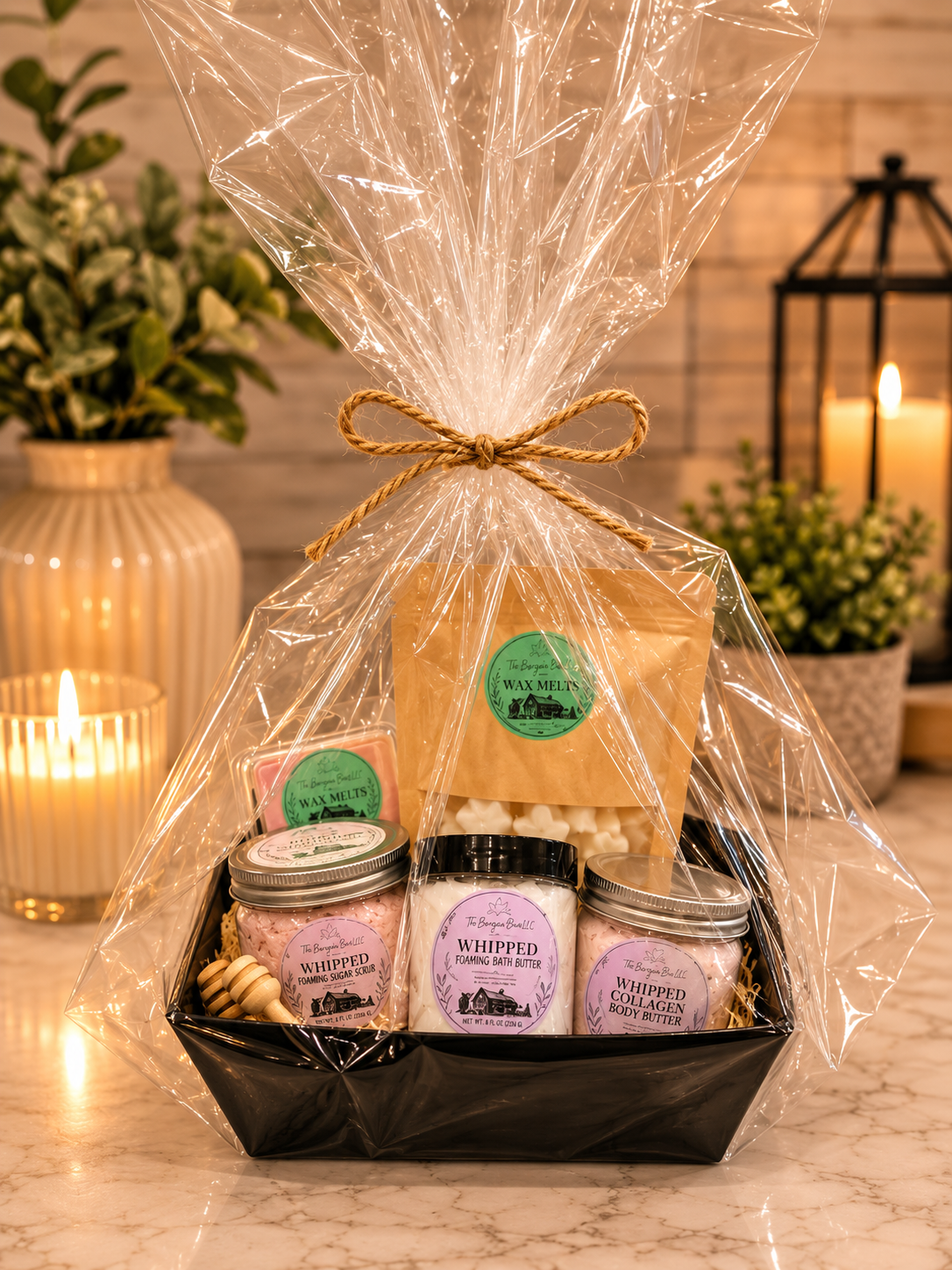 Luxury Self-Care Gift Basket – Mahogany Collection